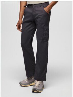 Prana Zion Stretch Charcoal Cargo Pants